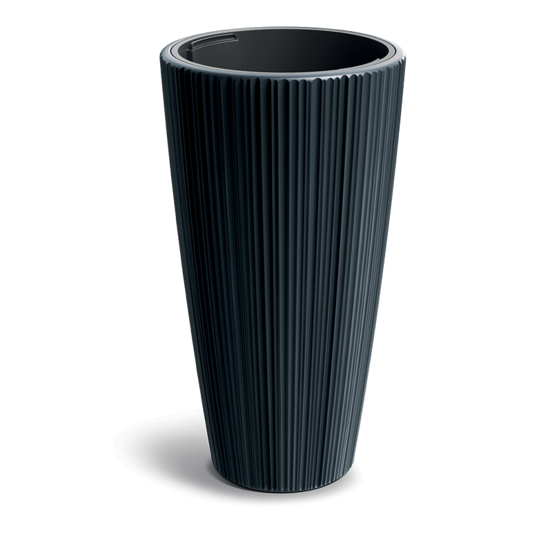 Vaso Redondo Alto Oro