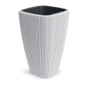 Vaso Quadrado Alto Oro