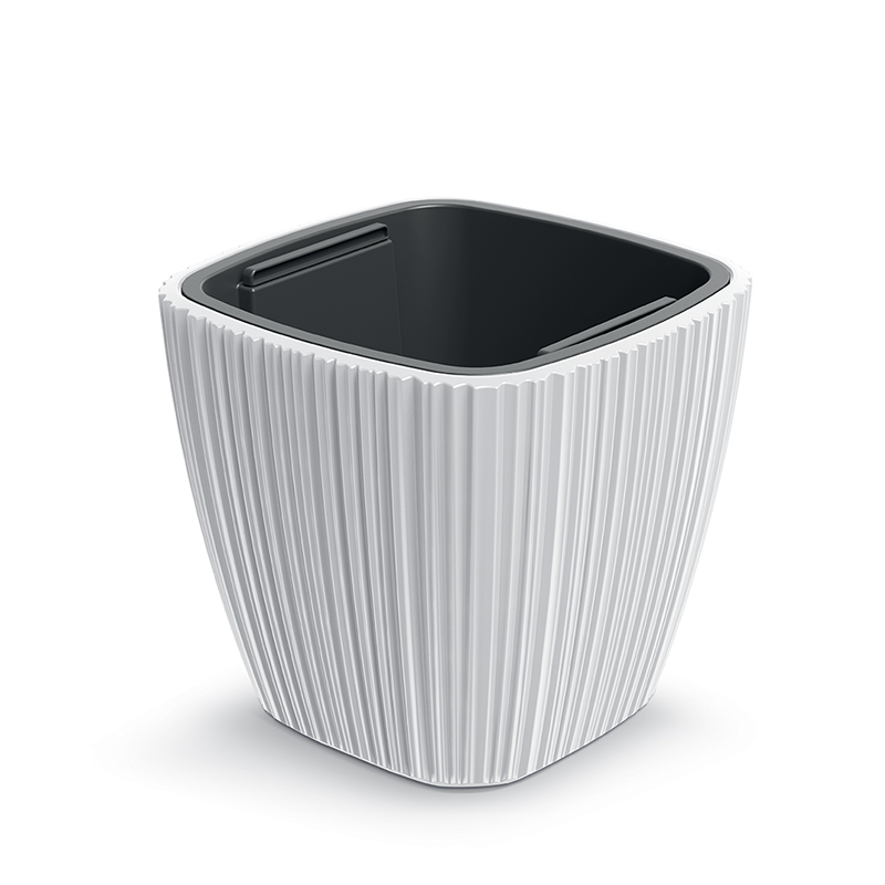 Vaso Quadrado Baixo Oro